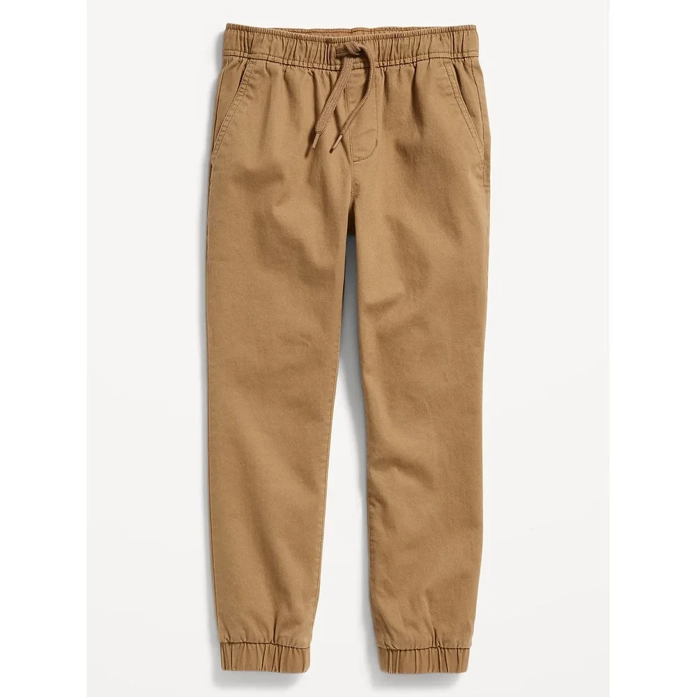 Old Navy Youth Boys XL 14/16 Plus Size Built-In Flex Twill Jogger Pants in Brown